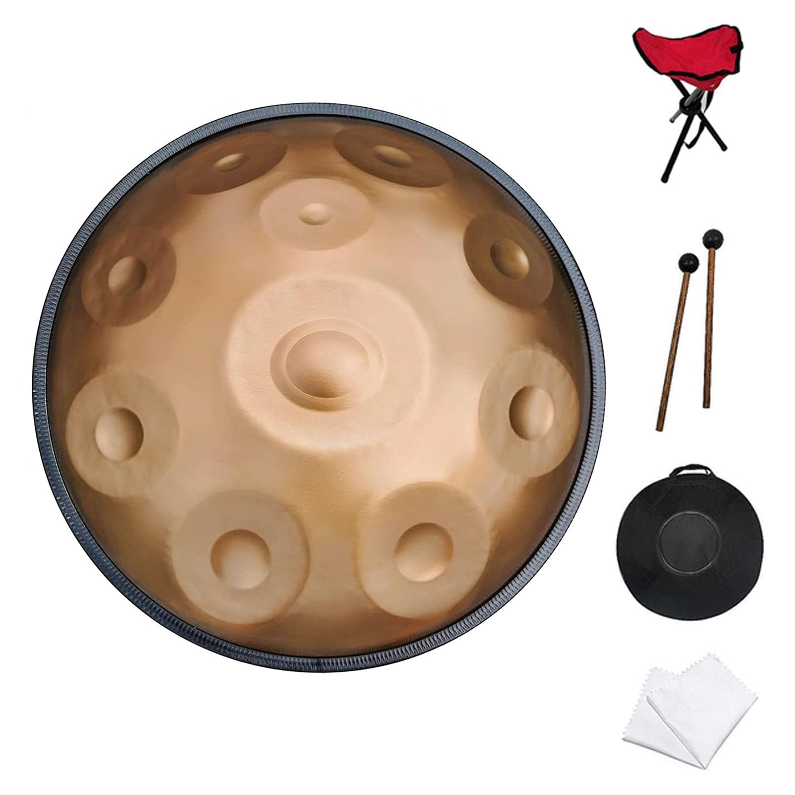 ハンドパン　10音　 22インチ(約56cm)　Dマイナー　 試奏動画あり ハンドパン10音 22インチ(約56cm)Dマイナー 試奏動画あり